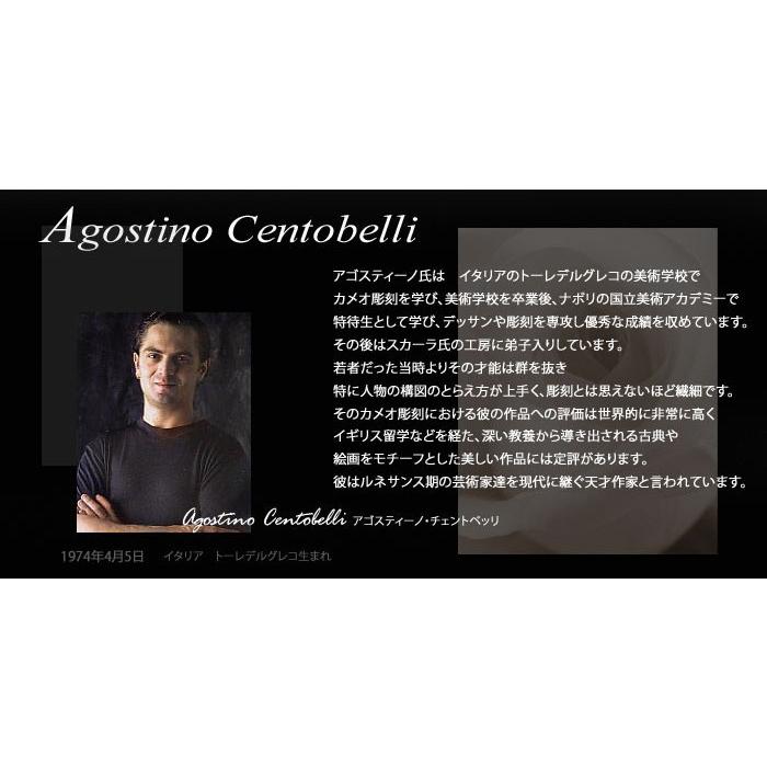 カメオ ルース/Agostino Centobelli作 シェルカメオ/ルース【花の妖精と天使達】の画像