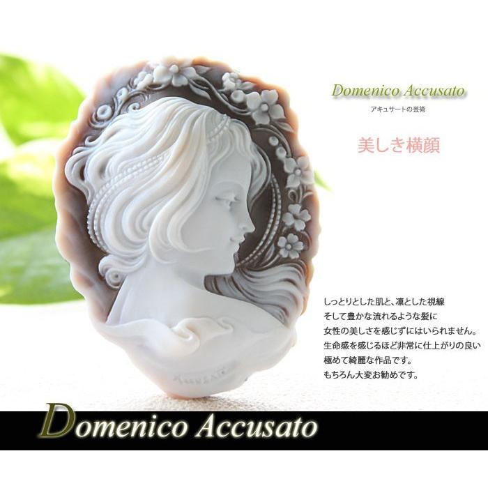 Domenico Accusato作 シェルカメオ ルース 花と穏やかに微笑む少女 Cameo Grl L386 千年ジュエリー Yahoo 店 通販 Yahoo ショッピング