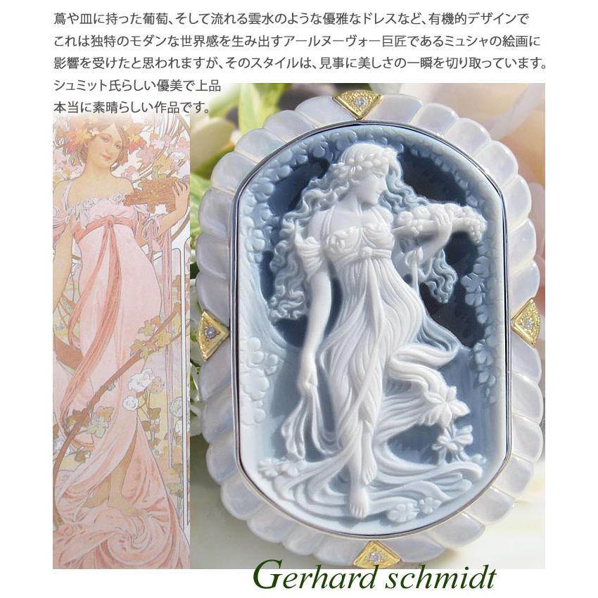 CAMEO Gerhard Schmidt作 ストーンカメオ 最高級ブラックメノウ CAMEO Gerhard Schmidt作 ストーンカメオ 最高級ブラックメノウ