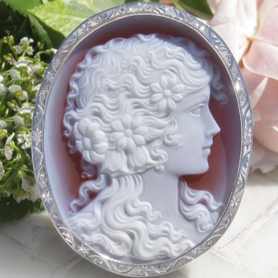 CAMEO（カメオ） ゲルハルド・シュミット作 ストーンカメオ 最高級