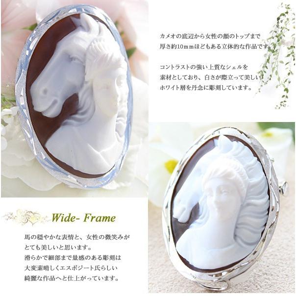 馬と女性　メノウ　カメオ　ルース 馬と女性 メノウ カメオ ルース 【公式通販】