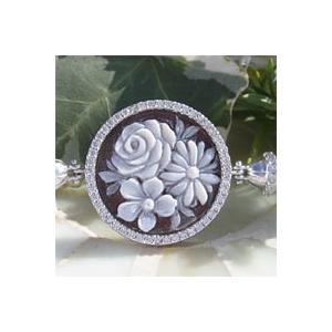 CAMEO（カメオ） Raimondo Califano作 シェルカメオ SILVER 天然淡水