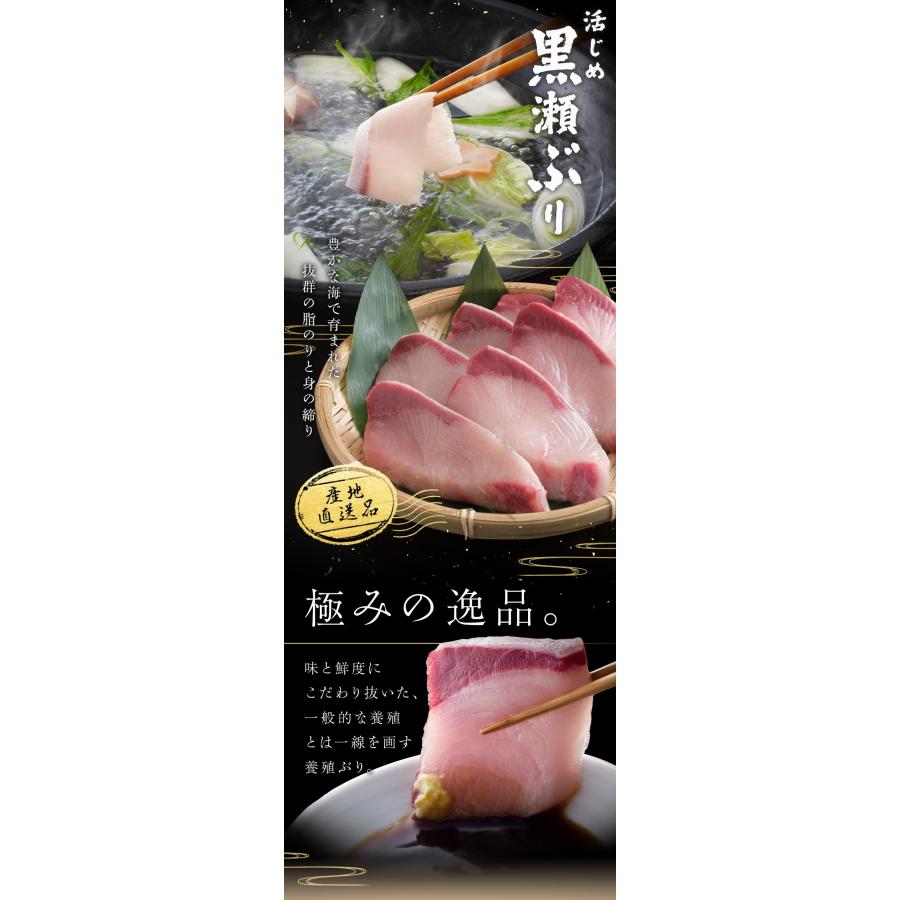 ニッスイ S＼早割！／活〆黒瀬ぶり ロイン スキンレス 2本入り 1kg前後