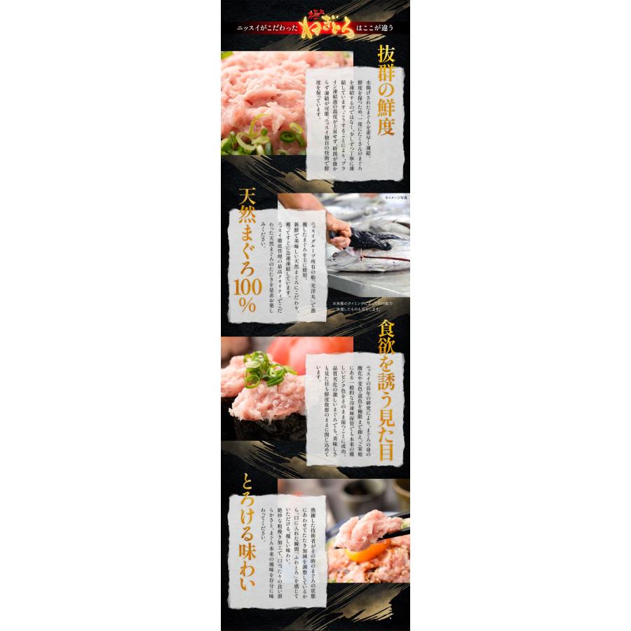 ニッスイ Z＼クーポン配布中／まぐろたたき さけとろセット 各300g×2袋