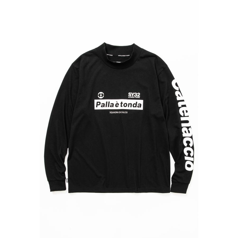 SY32 by SWEET YEARS 12035 GRAPHIC MOCK NECK L/S TEE : 1001Yahoo!店