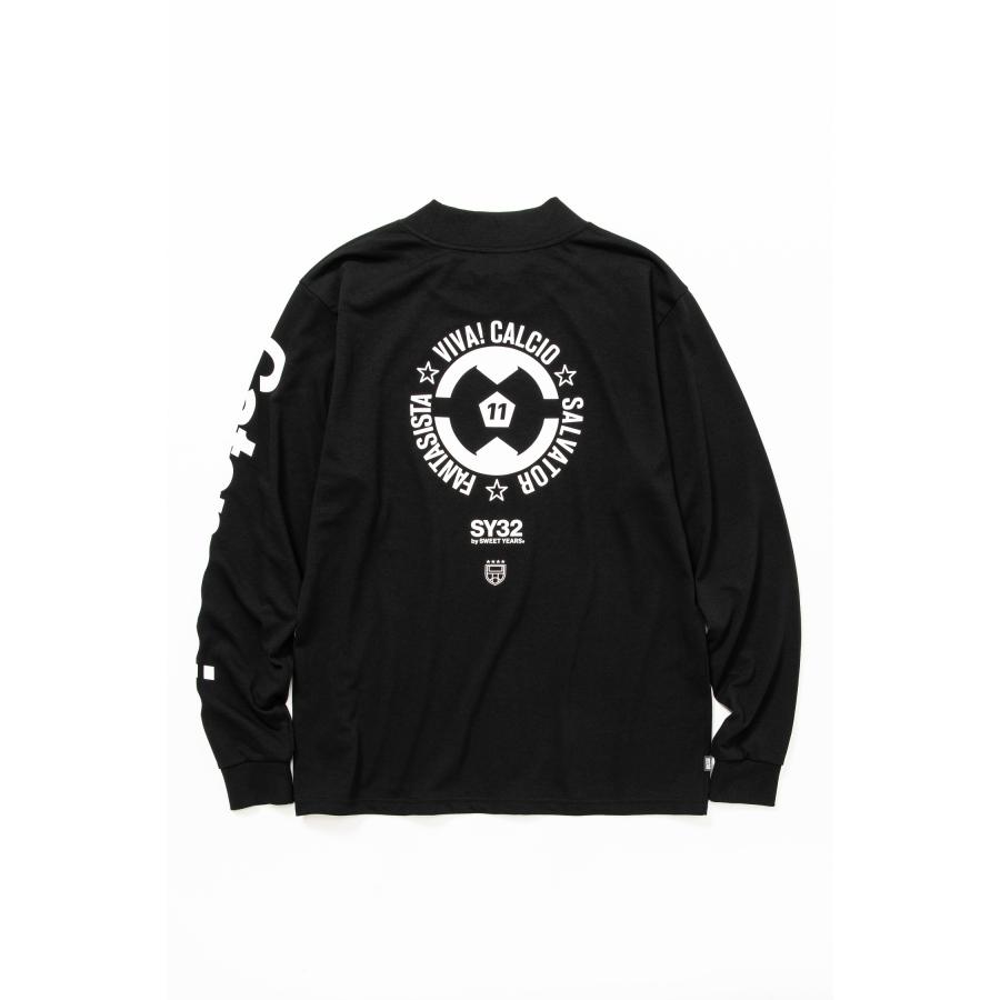SY32 by SWEET YEARS 12035 GRAPHIC MOCK NECK L/S TEE : 1001Yahoo!店