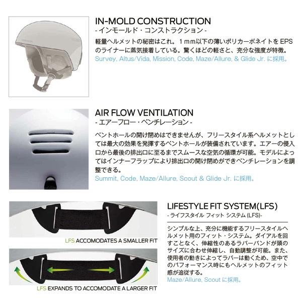 定価24,200円SMITH Maze Medium/日本正規品 SMITH（ヘルメット、サングラス） 正規品 22-23 SMITH スミス