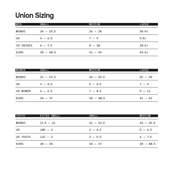 UNION FORCE 2023-2024 サイズS UNION BINDING UNION BINDINGS FORCE 2023-2024 / ユニオン