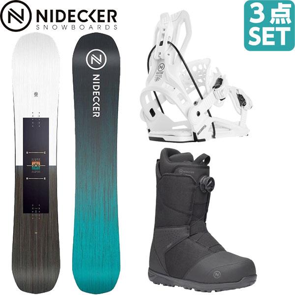 NIDECKER NIDECKER/SCORE/FENIX/SIERRA BLACK 3点セット