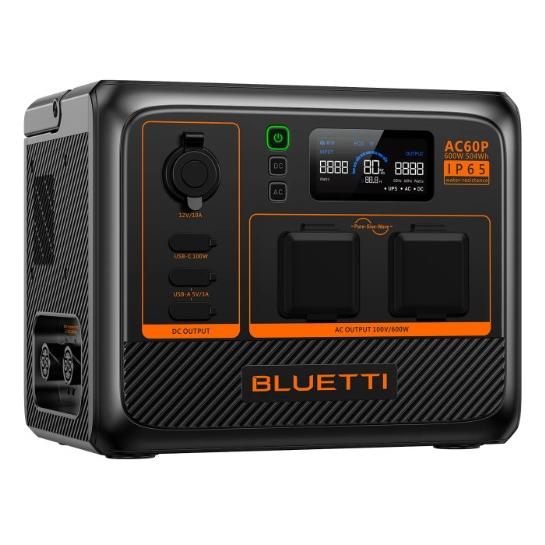 BLUETTI AC60P 小型ポータブル電源 防水・防塵モデル 送料サービス 