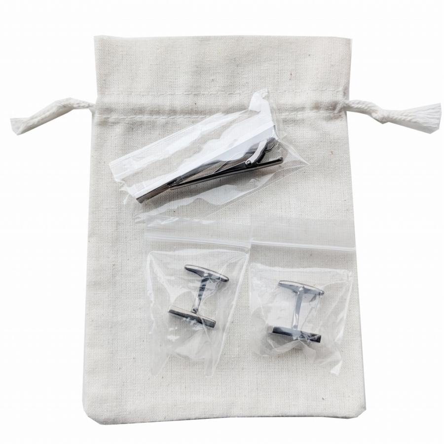 ネクタイピン カフス 2点セット プレゼントにもおすすめ 結婚式 ネクタイ にも合います  （送料無料 メール便） | ブランド登録なし | 03