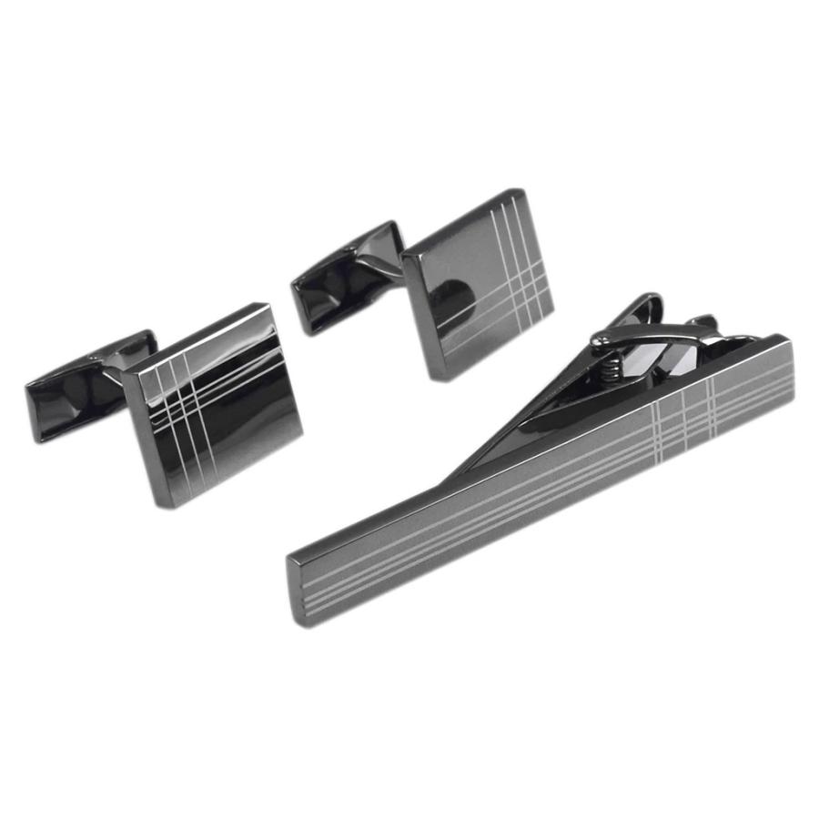 ネクタイピン カフス 2点セット プレゼントにもおすすめ 結婚式 ネクタイ にも合います  （送料無料 メール便） | ブランド登録なし | 05