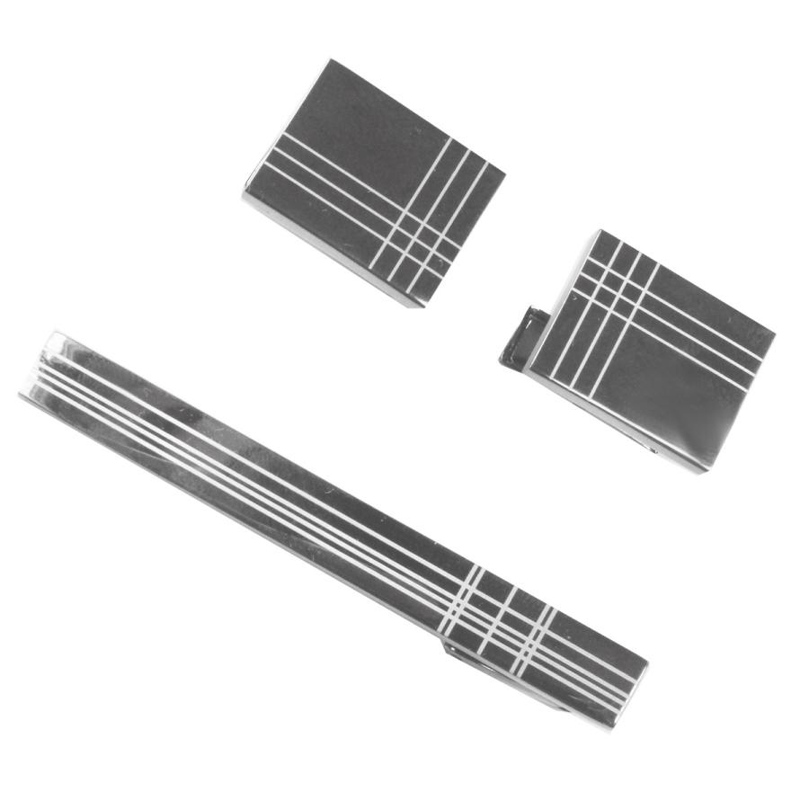 ネクタイピン カフス 2点セット プレゼントにもおすすめ 結婚式 ネクタイ にも合います  （送料無料 メール便） | ブランド登録なし | 06