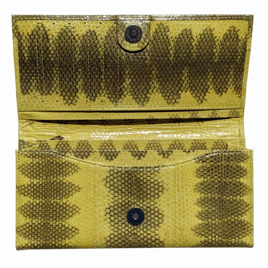 長財布 ヘビ革 本革 小銭入れ付き ウミヘビ革 かぶせ メール便 | ブランド登録なし | 16