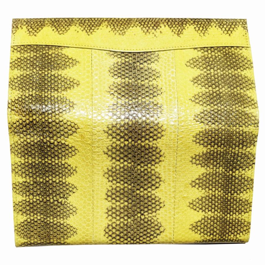 長財布 ヘビ革 本革 小銭入れ付き ウミヘビ革 かぶせ メール便 | ブランド登録なし | 17