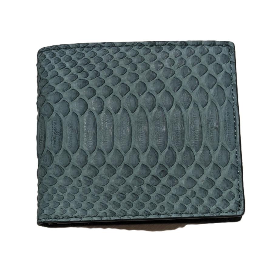 RODANIA（ロダニア） 蛇革 パイソン本革 二つ折り財布 カラー