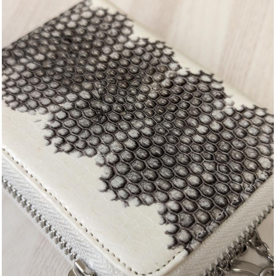 【メール便】小銭入れ コインケース ヘビ革 本革 カード入れ キーケース ウミヘビ革 送料無料 | ブランド登録なし | 03