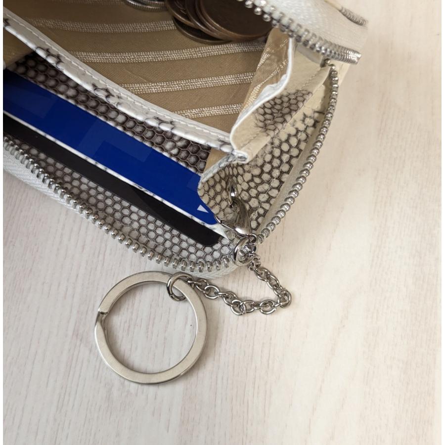 【メール便】小銭入れ コインケース ヘビ革 本革 カード入れ キーケース ウミヘビ革 送料無料 | ブランド登録なし | 06