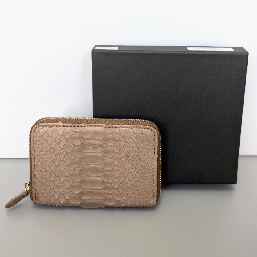 RODANIA 蛇革 パイソン本革 コインケース カラー：トープ 小銭入れ 化粧箱付き 送料無料 RDOPW203TP | RODANIA | 04