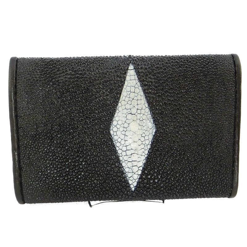 エイ皮 キーケース　本皮 スティングレー 小銭入れ 付き（送料無料　メール便 代引き日時指定不可） | ブランド登録なし | 08