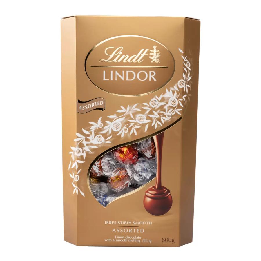 リンツ リンドール 4種アソート 600g 6箱セット LINDOR リンツ リンドール ゴールド アソート 600g 4種類 LINDT 個包装
