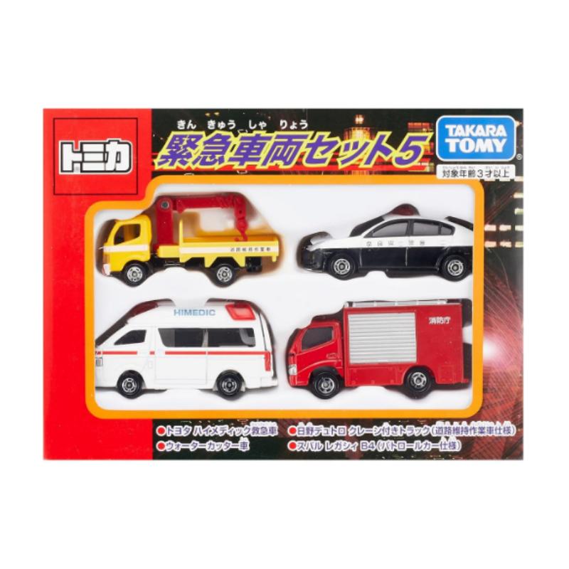 トミカ 緊急車両 セット5 タカラ トミー ミニカー 救急車 パトカー