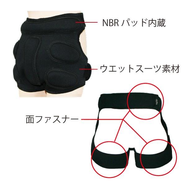 オールシーズンプロテクター！NEO FX EASY GUARD AIRLYネオ FXイージーガード エアリーブラック スノーボード ヒップパッド |  | 03