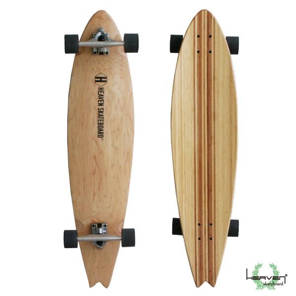 ロングスケートボード 39.5インチ 高品質 素材に竹を使用 HEAVEN Malibu 39.5inch ヘブン マリブ