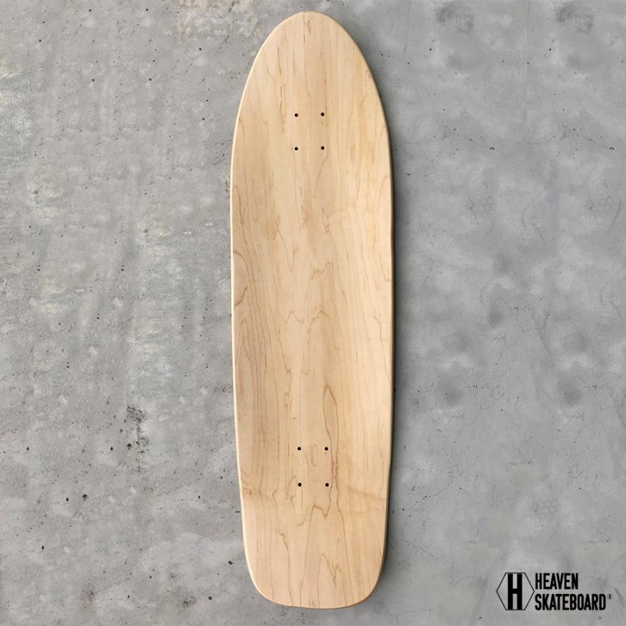 ロングスケートボードデッキ サーフスケートボードデッキ HEAVEN SURF SKATE DECK 35×10 ヘブンスケボーデッキ SK8 SKATEBOARD 組み立て｜100manvolt｜02