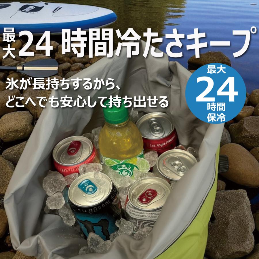 【W.S.P. 公式】ICEBAG アイスバッグ 保冷バッグ 15L 20L 防水仕様 大容量 軽量 折りたたみ クーラーバッグ ソフトクーラー アウトドア キャンプ レジャー |  | 05
