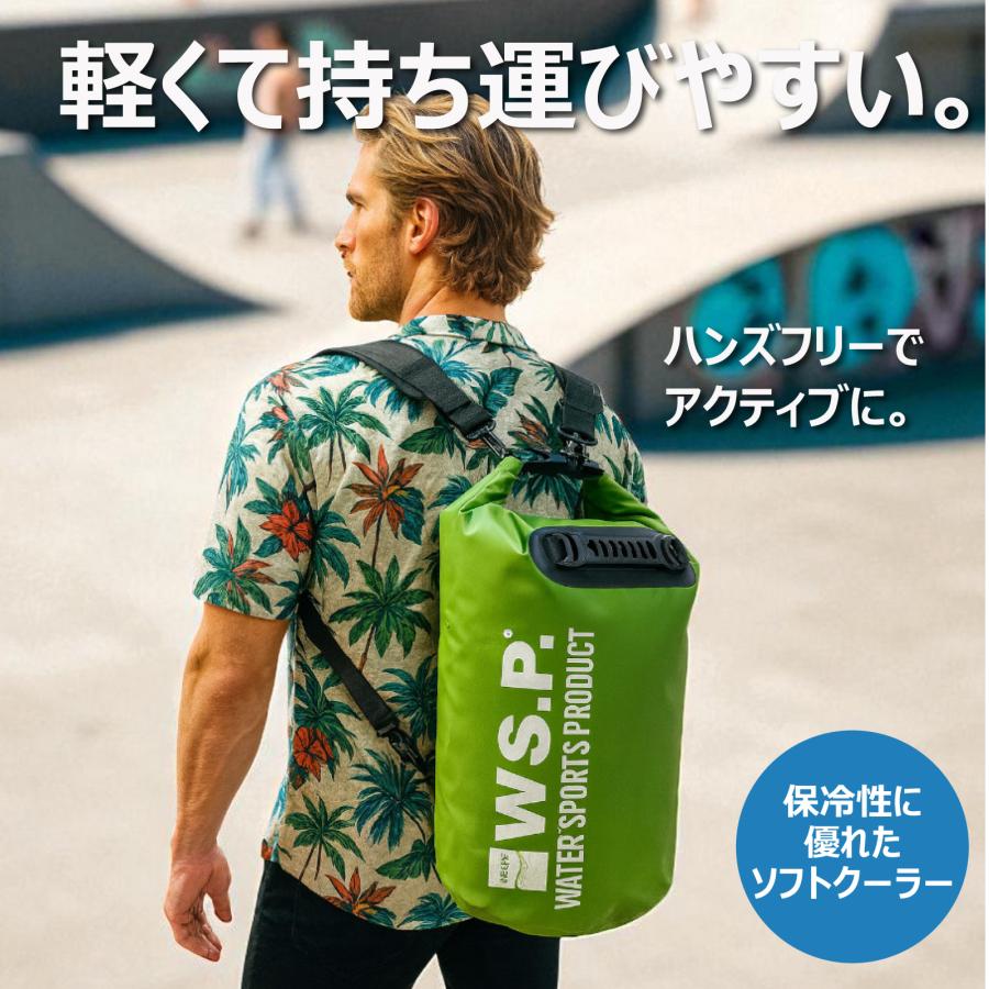 【W.S.P. 公式】ICEBAG アイスバッグ 保冷バッグ 15L 20L 防水仕様 大容量 軽量 折りたたみ クーラーバッグ ソフトクーラー アウトドア キャンプ レジャー |  | 06