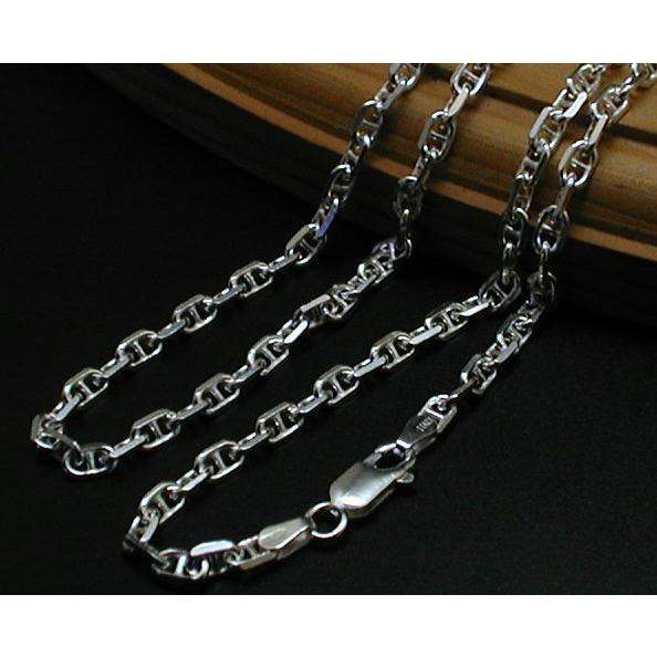 チェーン ネックレス メンズ シルバー925 3.5mm 45cm アンカー チェーン ネックレス メンズ シルバー925 3.5mm 45cm アンカー