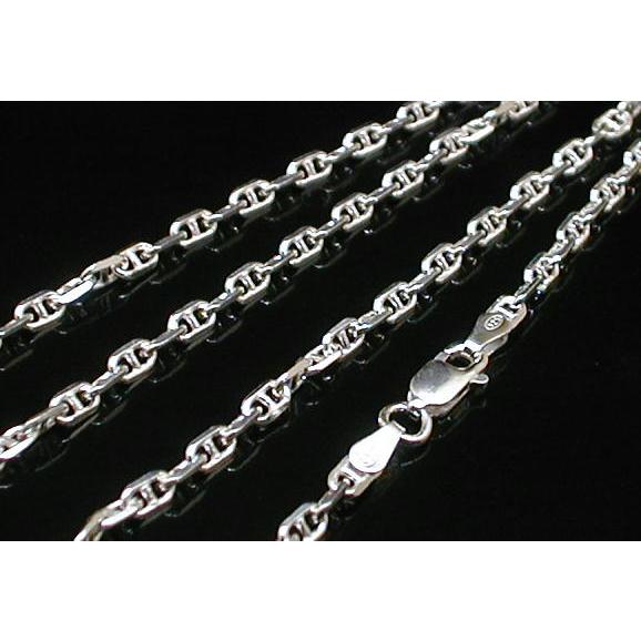 チェーン ネックレス メンズ シルバー925 3mm 45cm アンカー チェーン ネックレス メンズ シルバー925 3mm 45cm アンカー