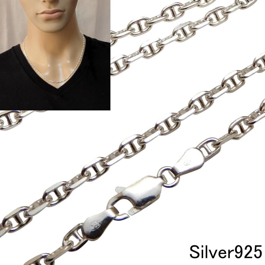 チェーン ネックレス メンズ シルバー925 3mm 50cm アンカー チェーン ネックレス メンズ シルバー925 3mm 50cm アンカー