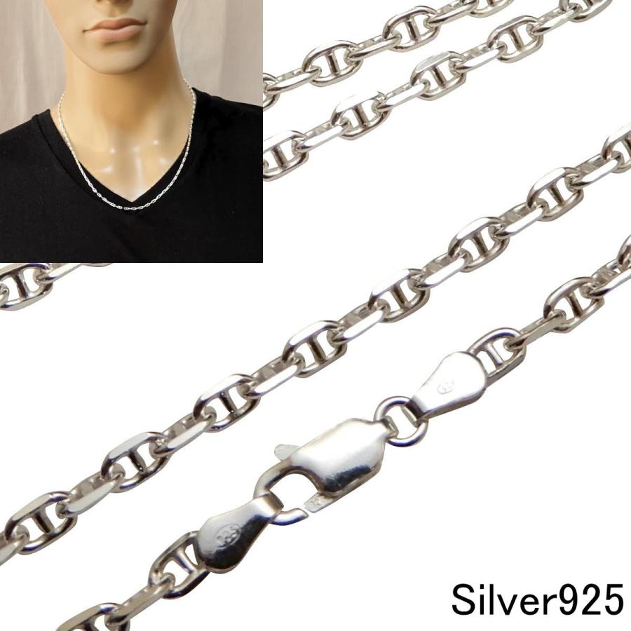 チェーン ネックレス メンズ シルバー925 3mm 55cm アンカー チェーン ネックレス メンズ シルバー925 3mm 55cm アンカー