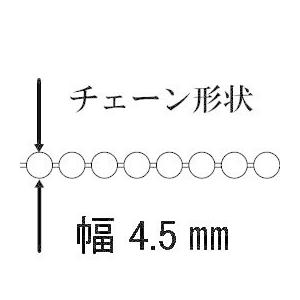 存在感有 ネックレス メンズ シルバー925 ボールチェーン 80cm 4.5mm シルバーネックレス メンズ シルバーチェーン ボールネックレス シルバーチェーンの画像