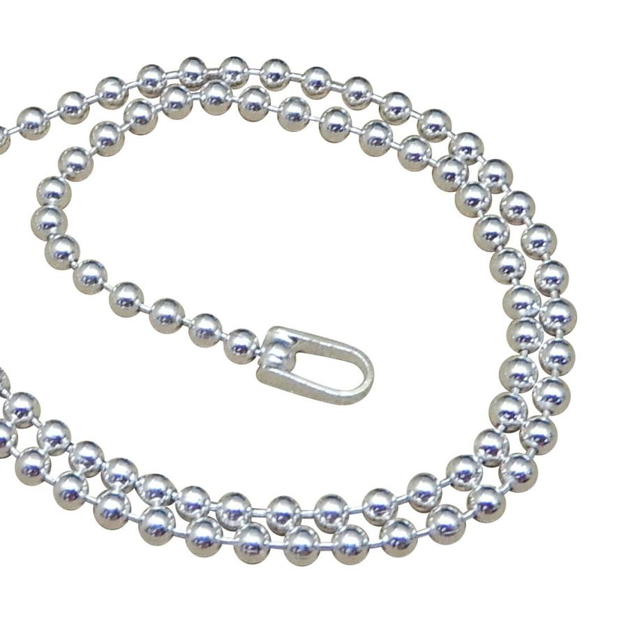 ネックレス メンズ シルバー925 ボールチェーン 55cm 2.5mm シルバー