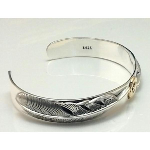フェザーバングル イーグルバングル シルバー925 シルバーバングル