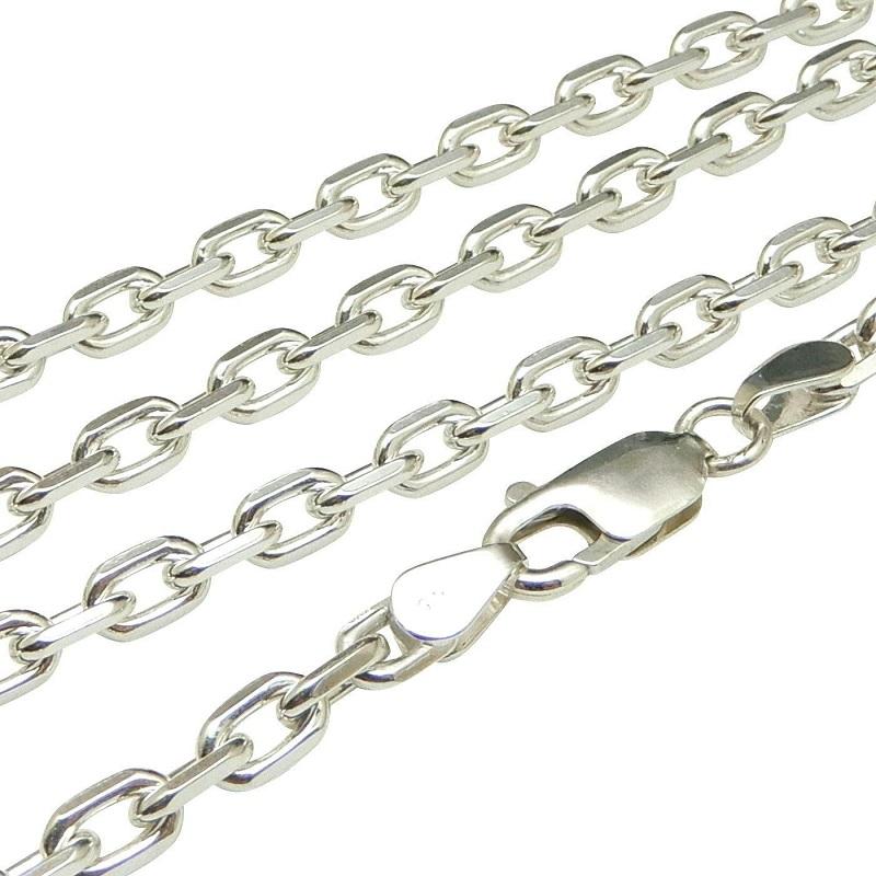 ネックレス メンズ シルバー925 あずきチェーン 6.0mm 45cm 極太 ネックレス メンズ シルバー925 あずきチェーン 6.0mm 45cm 極太
