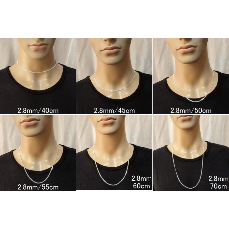 喜平ネックレス シルバー925 シルバーネックレス メンズネックレス シルバーチェーン 45cm 2.8mm 喜平チェーン ネックレス メンズ シルバー きへい キヘイ |  | 05