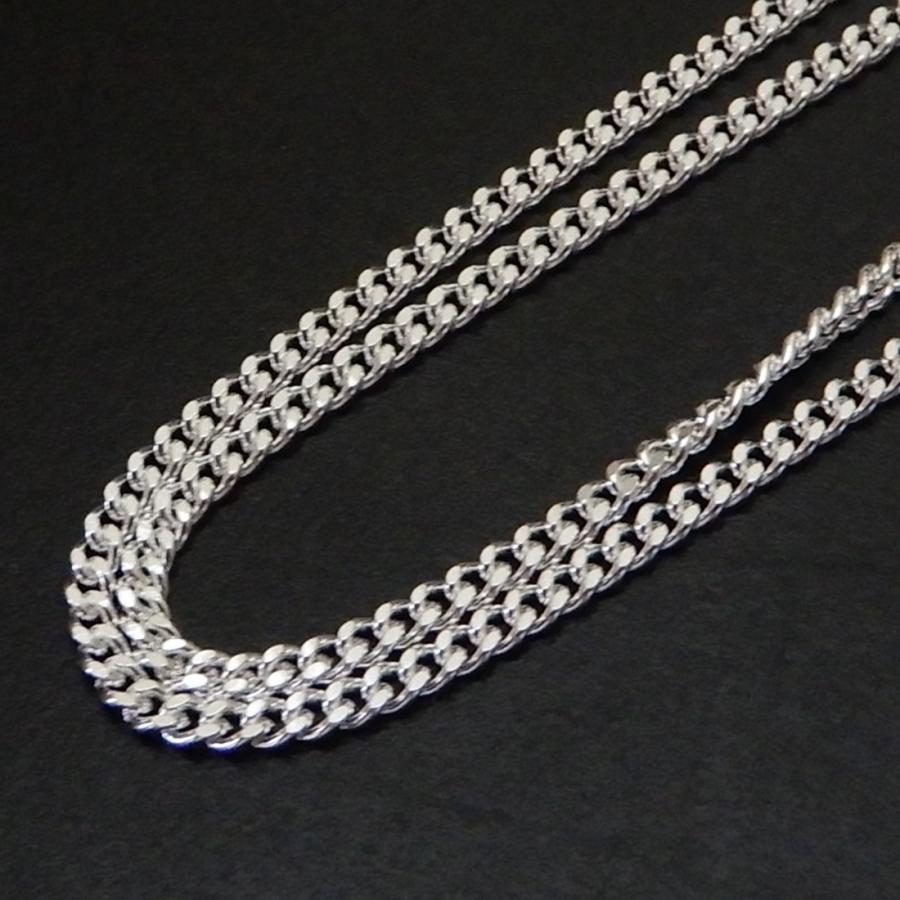 シルバーチェーン ネックレス 1.7mm 55cm 交換用に最適シルバー925喜平チェーン刻印有 シルバーネックレス メンズネックレス シルバー925 喜平ネックレス |  | 03