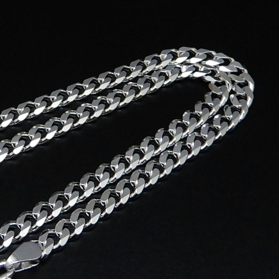 ネックレス メンズ シルバー925 喜平ネックレス 45cm 6.5mm 太い メンズネックレス シルバーチェーン シルバーネックレス メンズアクセサリー 喜平チェーンの画像