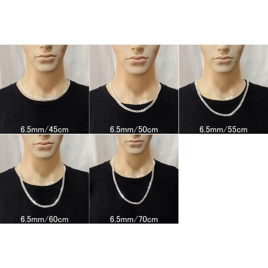 ネックレス メンズ シルバー925 喜平ネックレス 60cm 6.5mm 太い メンズネックレス シルバーチェーン シルバーネックレス メンズアクセサリー 喜平チェーン |  | 05