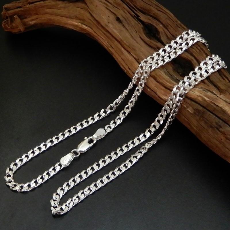 喜平ネックレス シルバー925 ネックレス チェーン メンズ シルバーネックレス シンプル かっこいいネックレス 3.4mm 55cm 喜平チェーン きへい キヘイ 男 |  | 05
