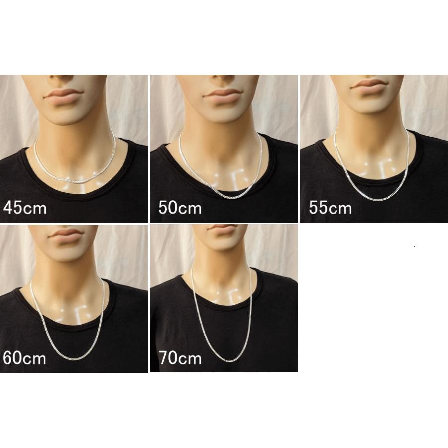 喜平ネックレス シルバー925 ネックレス チェーン メンズ シルバーネックレス シンプル かっこいいネックレス 3.4mm 55cm 喜平チェーン きへい キヘイ 男 |  | 06