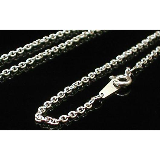 1.8mm 50cm 交換用に最適あずきネックレス シルバーネックレス