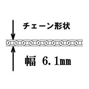 6.1mm 60cm 太くて存在感抜群 あずきネックレス シルバーネックレス チェーン ネックレス メンズネックレス あずきチェーン シルバーチェーン 小豆 アズキの画像