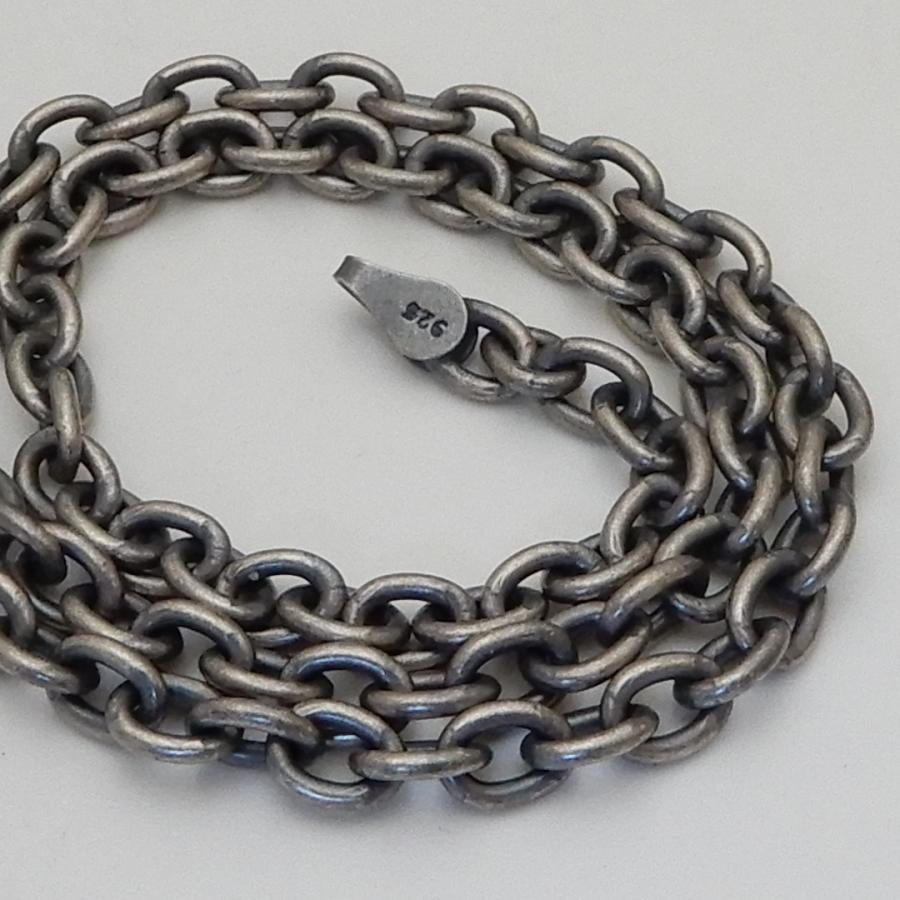 メーカー包装済 存在感抜群 燻し加工 ネックレス メンズ シルバー925 あずきチェーン 45cm 幅5 3mm シルバーネックレス メンズ チェーン あずきネックレス 小豆 おすすめ Skylanceronline Com