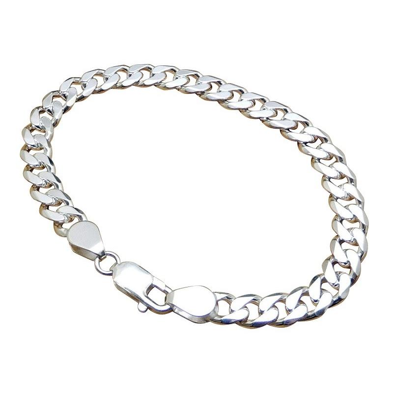 太め 幅7 2mm 21cm シルバーブレスレット 喜平 ブレスレット メンズ シルバー925 きへい キヘイ シンプル バングル 年末のプロモーション大特価