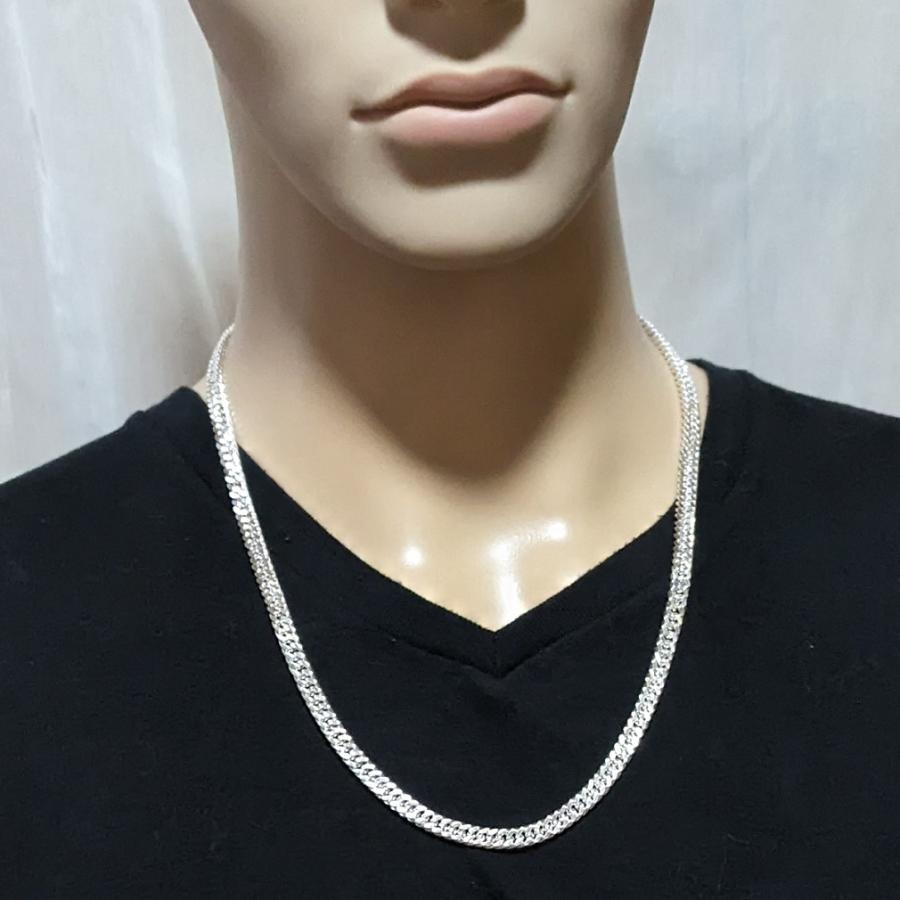 喜平 ネックレス メンズ シルバー925 チェーン ダブル喜平 6mm 喜平 ネックレス メンズ シルバー925 チェーン ダブル喜平 6mm